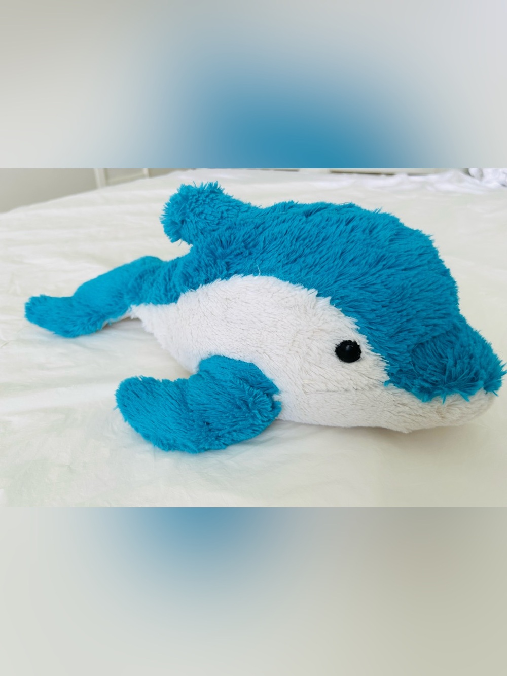 Cute plush dolphin toy